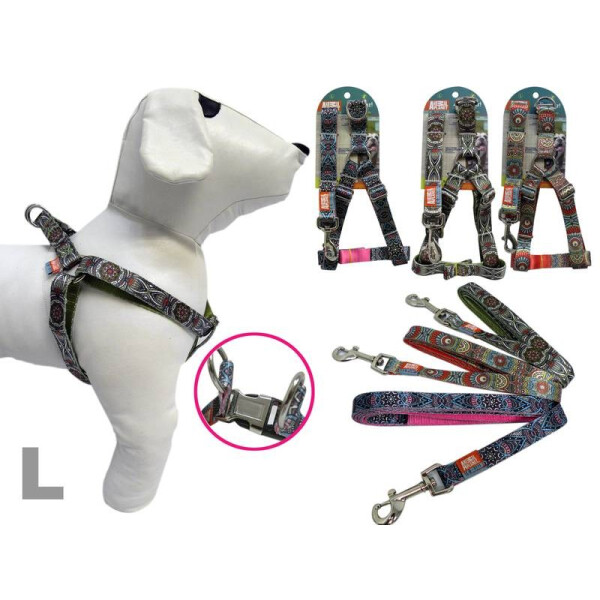 ARNÉS + CORREA DISEÑOS VARIOS L ARNÉS + CORREA DISEÑOS VARIOS L