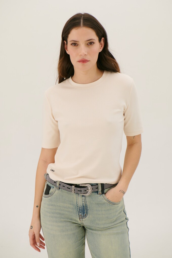 REMERA CODO BEIGE