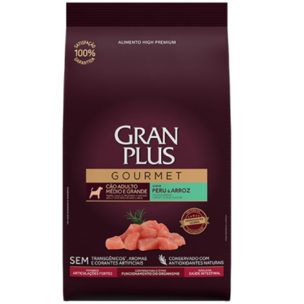 GRANPLUS GOURMET PERRO ADULTO MEDIANO Y GRANDE SABOR SALMÓN & POLLO SC 10,1KG GRANPLUS GOURMET PERRO ADULTO MEDIANO Y GRANDE SABOR SALMÓN & POLLO SC 10,1KG