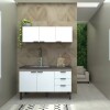 Mueble bajo mesada cocina Flamingo 120cm blanco Cozimax Mueble Bajo Mesada Cocina Flamingo 120cm Blanco Cozimax