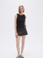 Musculosa Fruncin Negro