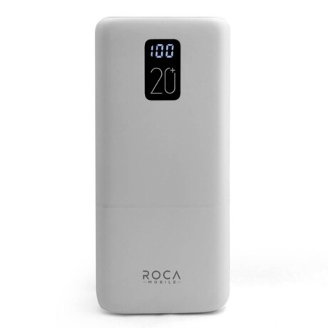 Power Bank ROCA PB20/LCD 20.000mAh Blanco Power Bank ROCA PB20/LCD 20.000mAh Blanco