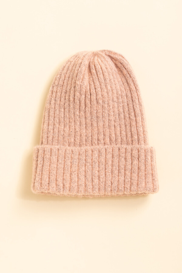 Gorro tejido Rosa