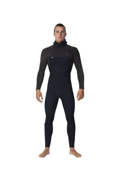 HyperFreak 5/4+mm - Chest Zip Full Con Capucha - Black Arabic HyperFreak 5/4+mm - Chest Zip Full Con Capucha - Black Arabic