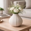 FLORERO PASTEL Beige - UNICO