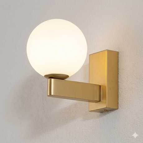 Aplique de Pared spot esfera minimalista DORADO