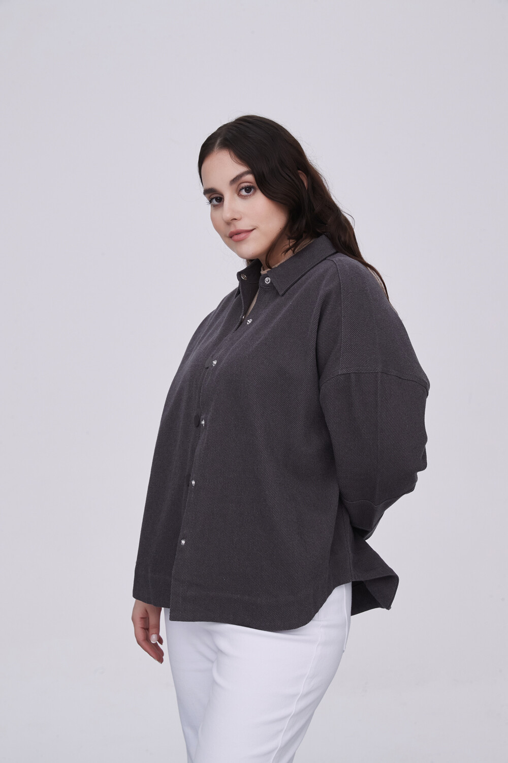 Sobrecamisa Kauka Gris Oscuro