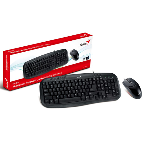 Combo Genius KM-200 multimedia teclado y mouse usb Combo Genius KM-200 multimedia teclado y mouse usb