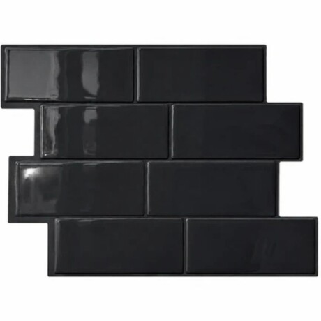 REVESTIMIENTO ADHESIVO 29 X 21 - LADRILLO NEGRO REVESTIMIENTO ADHESIVO 29 X 21 - LADRILLO NEGRO