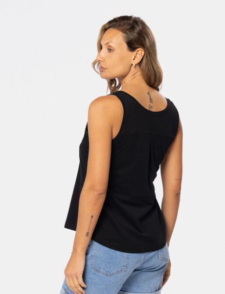 MUSCULOSA LISA Negro