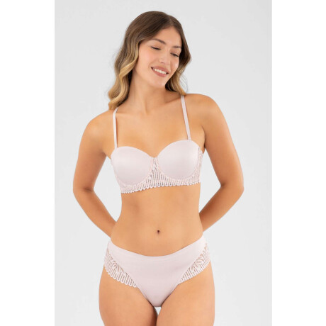 Soutien strapless preformado b&c granate Lilac