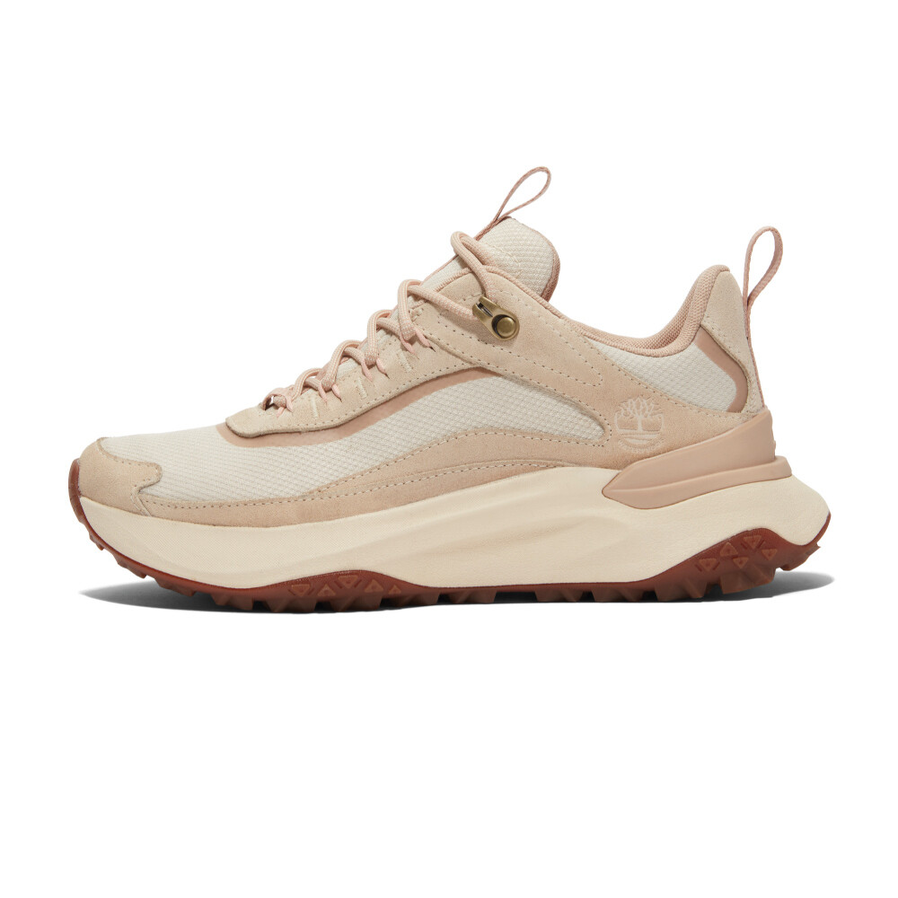 Zapatillas Low Lace Up Waterproof Mujer Natural Mesh
