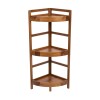 ESTANTE MADERA ESQUINERO 3 NIV 85X29X29CM Unica