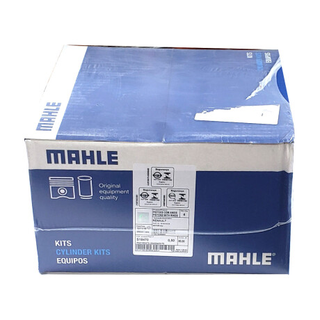 PISTON RENAULT C/AROS PERNO 050 79.5MM 1.4 16V K4J MAHLE PISTON RENAULT C/AROS PERNO 050 79.5MM 1.4 16V K4J MAHLE