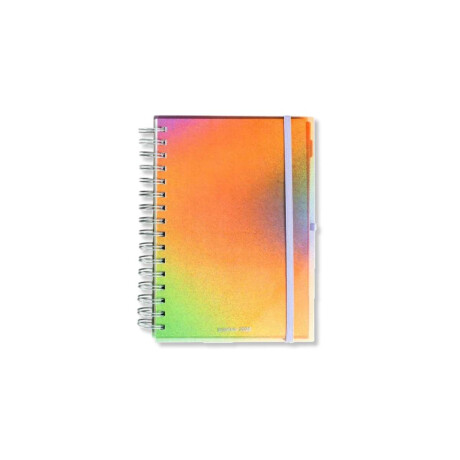 Agenda 2026 con stickers Esfumado Arcoiris Sc