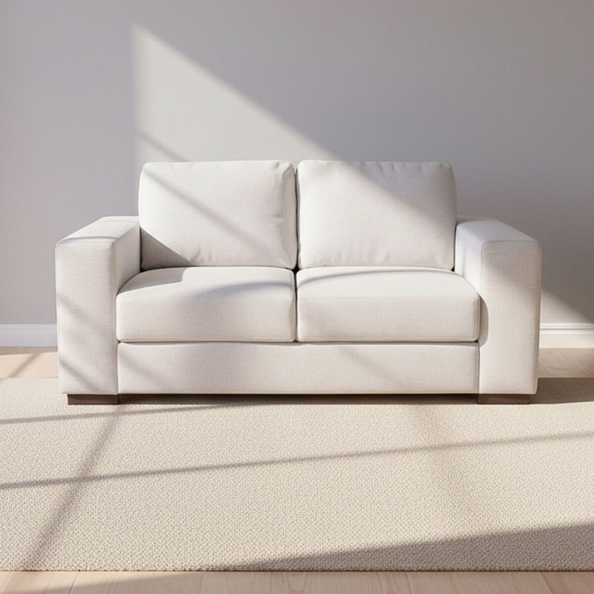 SOFA - 2 CUERPOS TELA NATURAL-BEIGE SMART BEIGE 