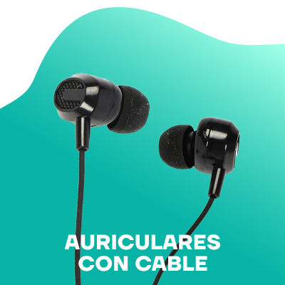 Auriculares con cable
