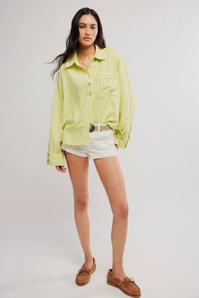 BLUSA LINEN LAUREL Amarillo