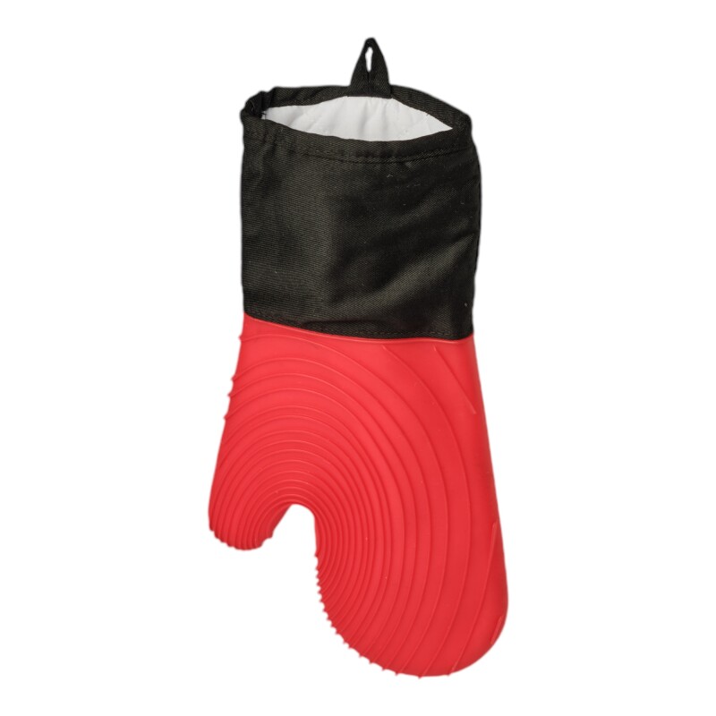 Guante Manopla De Cocina Agarradera De Silicona Gastronomía Rojo