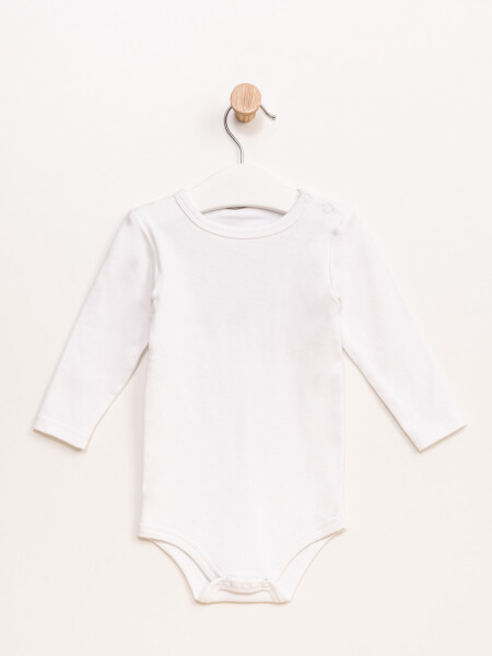 Body manga larga estampado dinosaurios Blanco