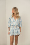 VESTIDO VALENTINA MINI FLORAL MOSAIC VESTIDO VALENTINA MINI FLORAL MOSAIC