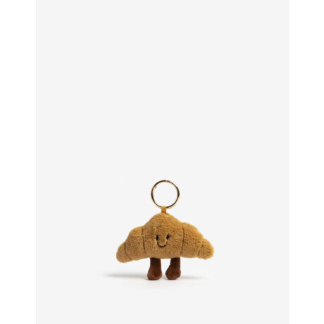 Plushie Charm Croissant Marron Camel