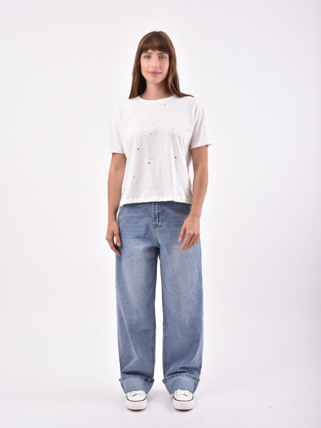 REMERA CATA OFF WHITE