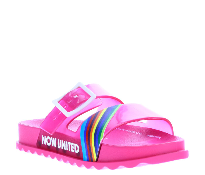 Sandalia Now United Kids Rosa/Multicolor