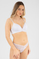 Soutien triangulo preformado gladiolo Blanco