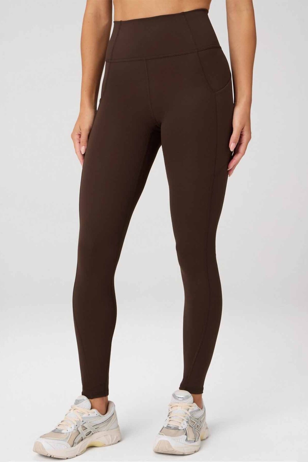 Legging Oasis High-Waisted Mujer Cacao
