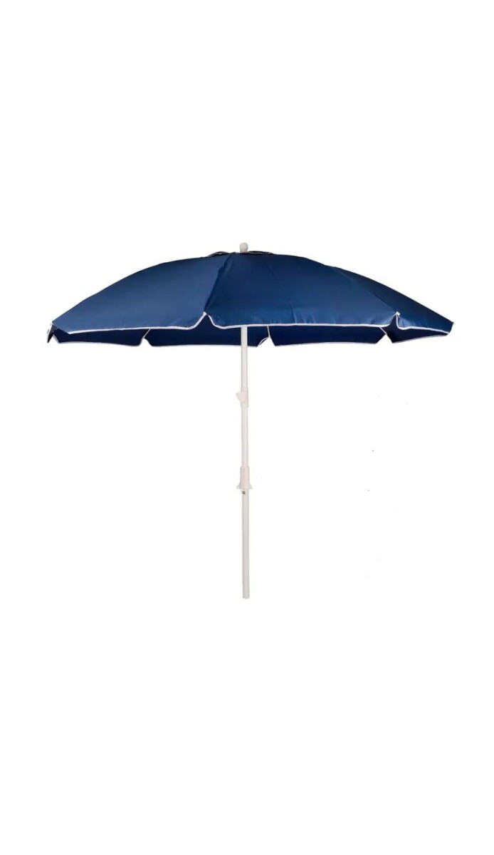 SOMBRILLA MOR AZUL PLATA /BLANCO 1.80 MTS 