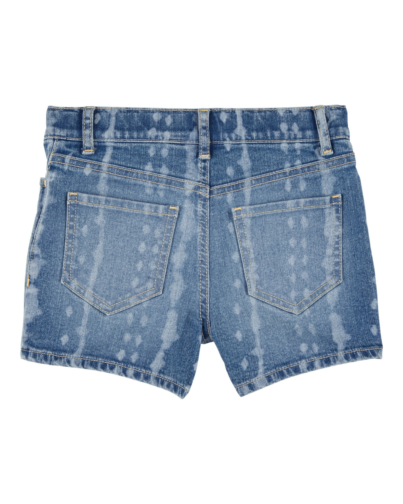 Short jean con teñido tie-dye Sin color