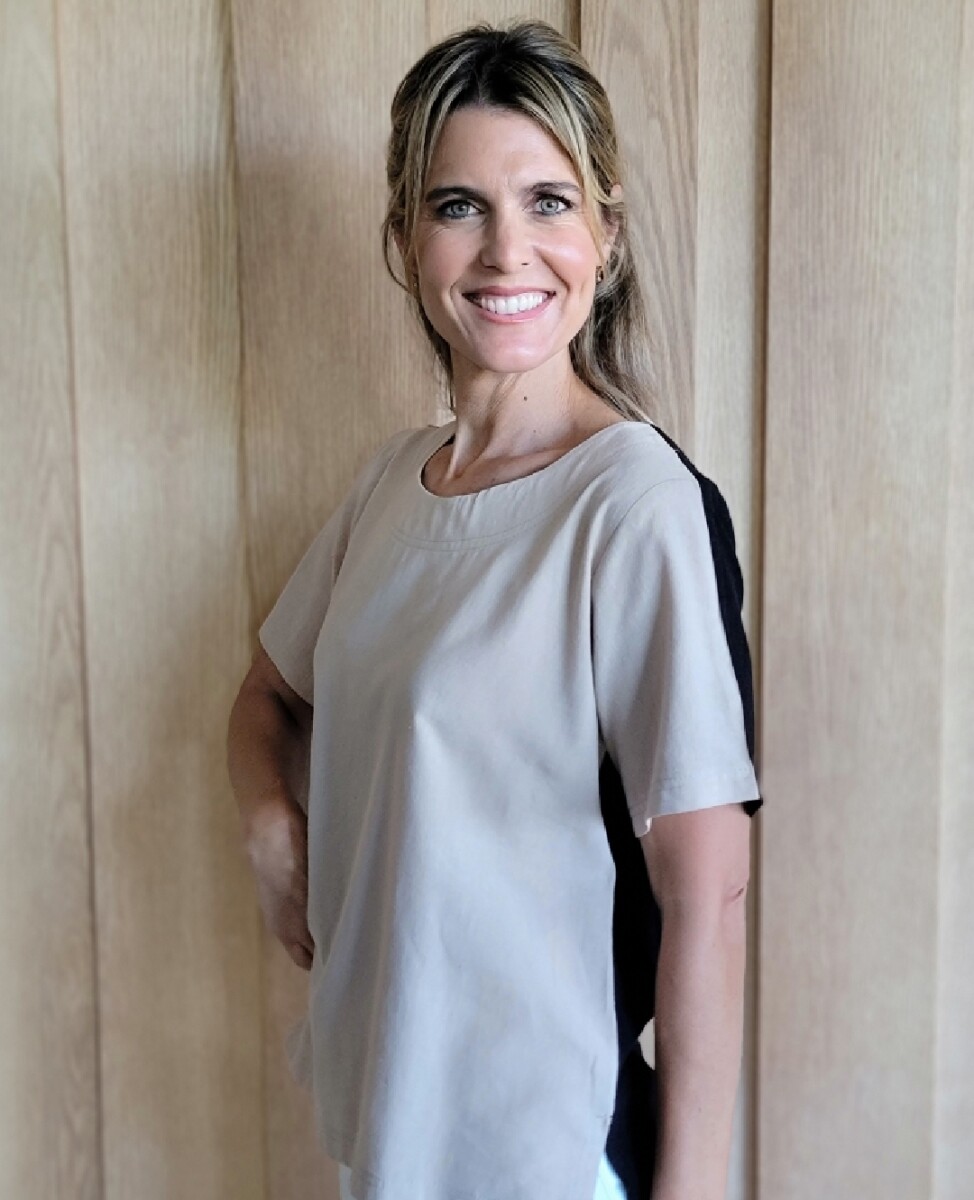 Remera Palma - Beige - Negro 