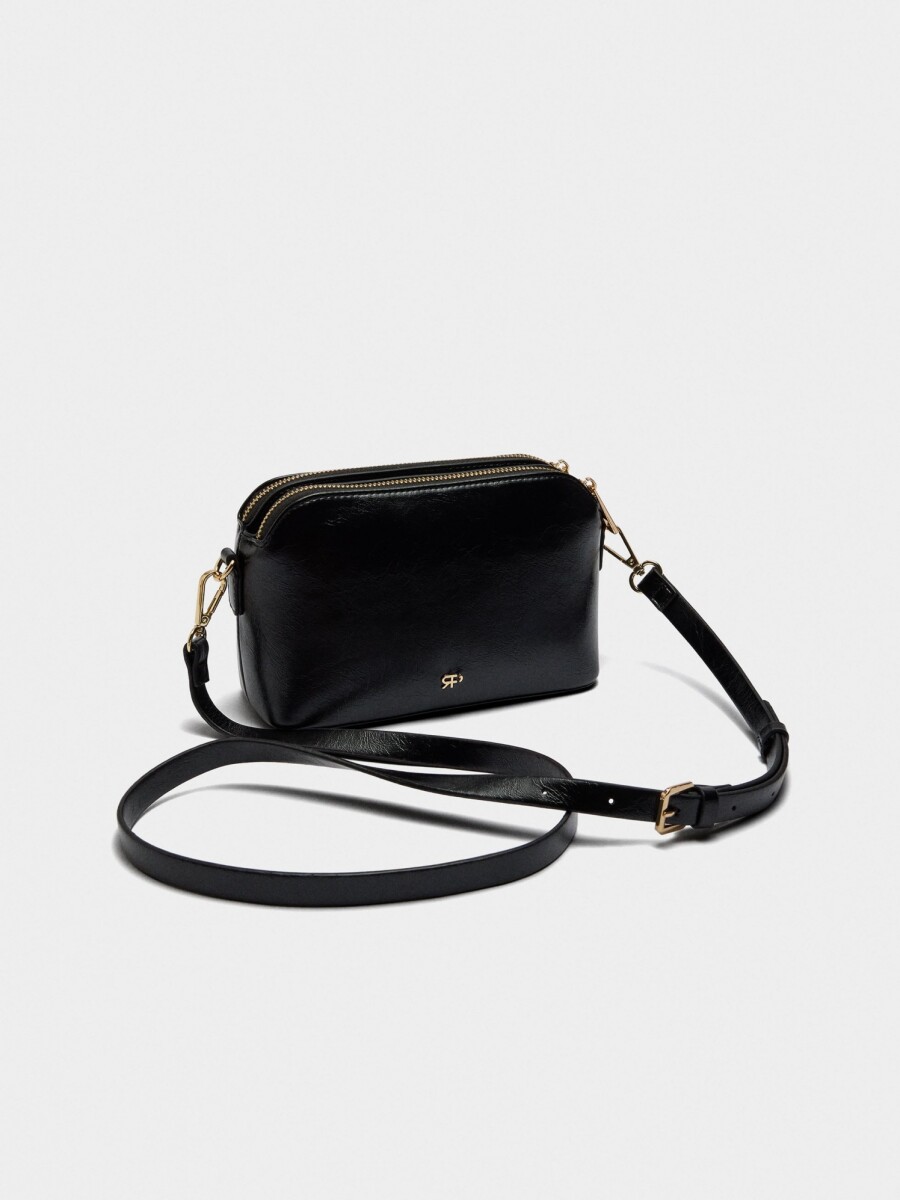 Bolso Bandolera Con Tachuelas negro
