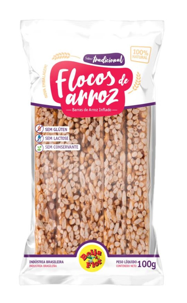 NAT-FLOCOS DE ARROZ NATURAL BEIJA FLOR 100g 