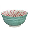 Bowl AMICI rombos turquesas 18 cm Bowl AMICI rombos turquesas 18 cm