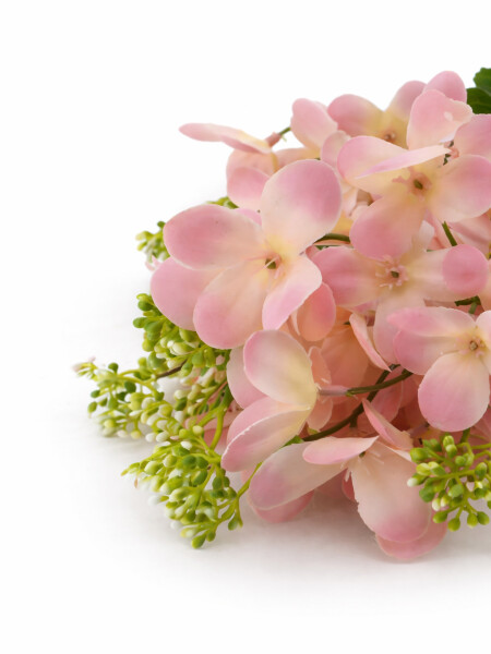 FLOR DE HORTENCIA ROSADO