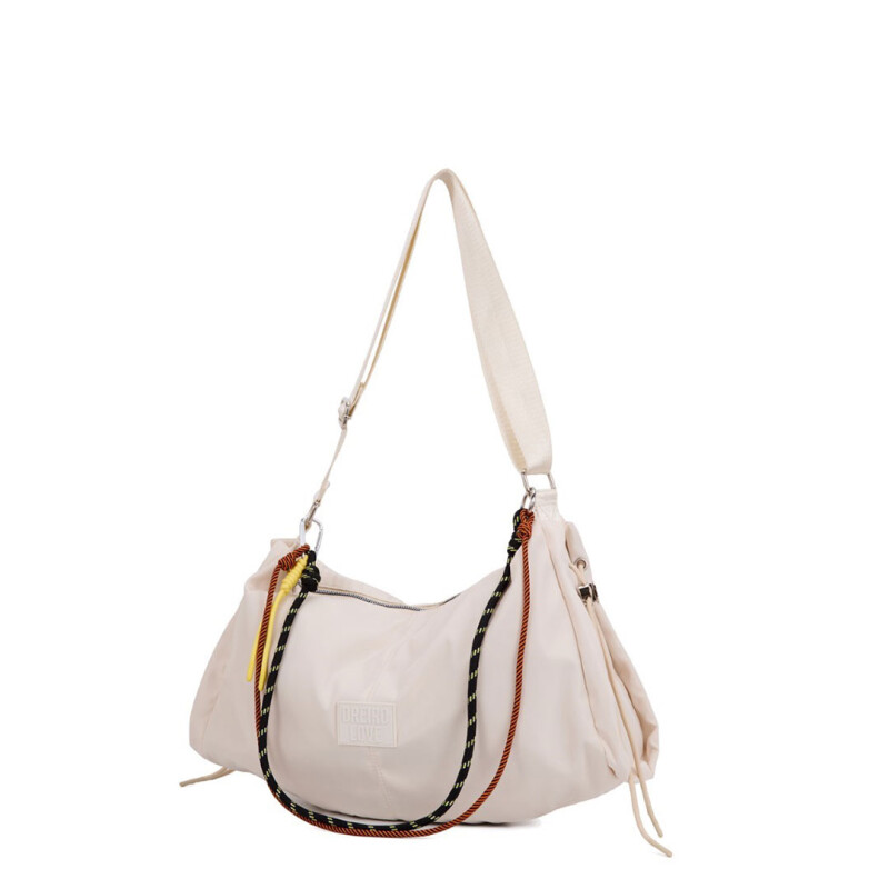 Cartera Las Oreiro Bandolera Beige