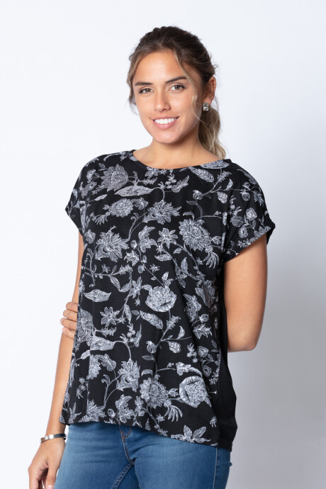 T-SHIRT FRESA REV Negro