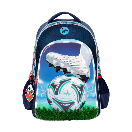 Mochila Footy Futbol Azul
