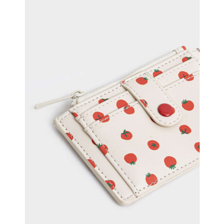 Tarjeteros Estampado Flores