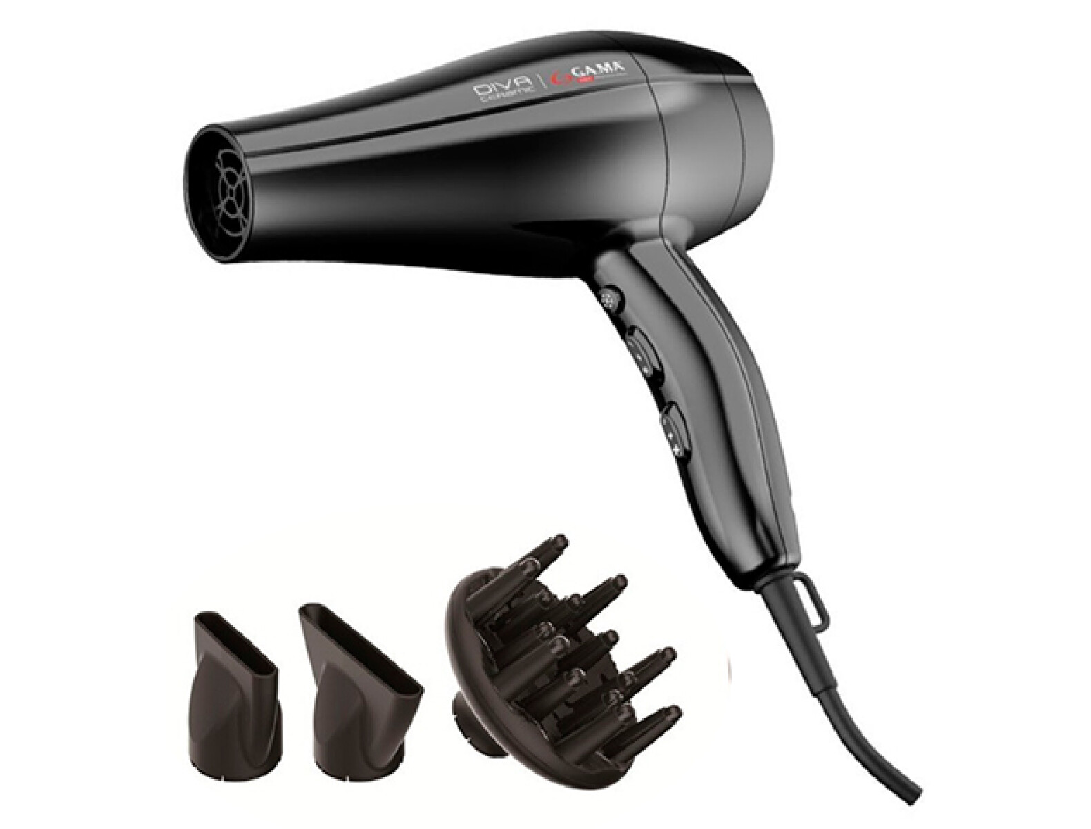 SECADOR GAMA DIVA STD Ceramic (Negro) - Sin color 