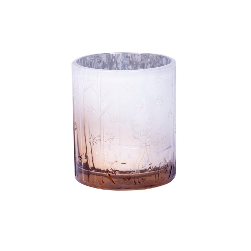 CANDELABRO VIDRIO GRIS ASSA