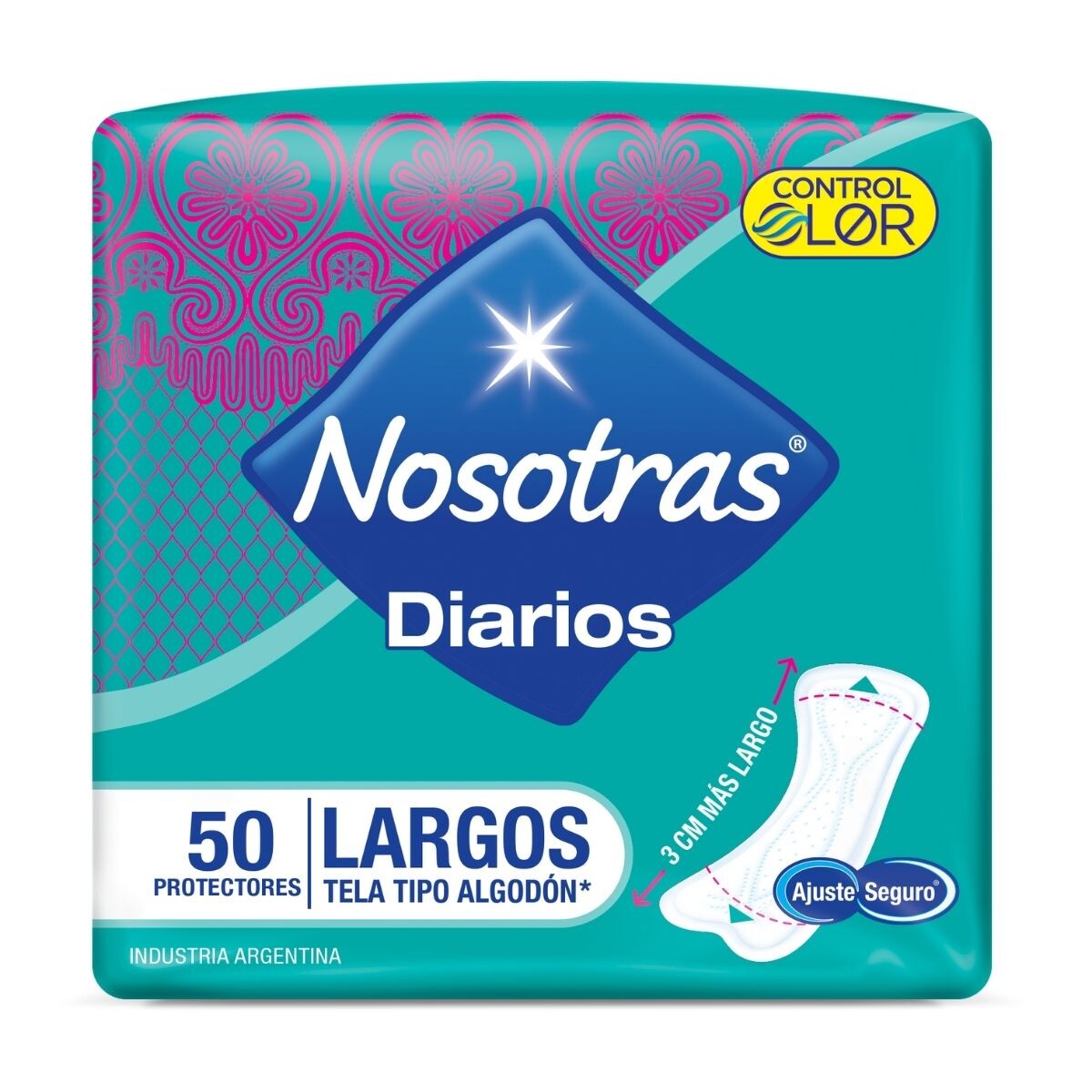 Protectores Diarios Nosotras Largos - X50 