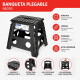 Banqueta plegable 29x22x32 NEGRO