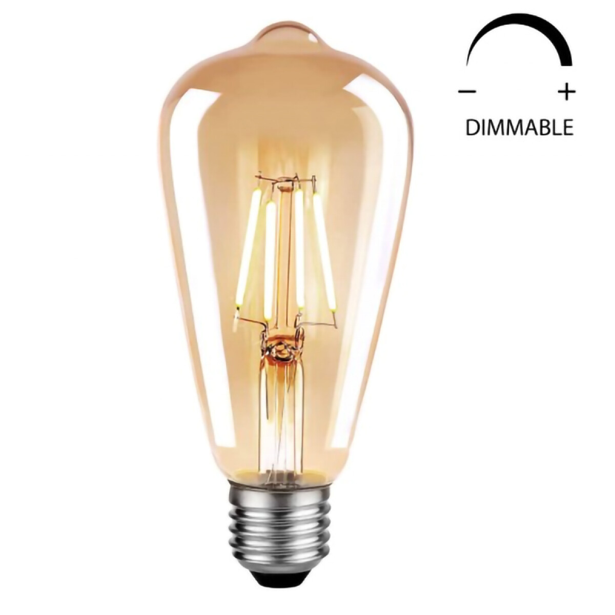 Lámpara Filamento Pera LED ST64 Dimerizable 4W 