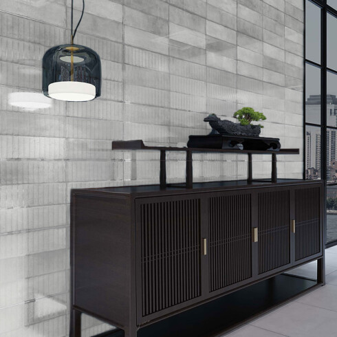 REVESTIMIENTO BLANCO DESTONIFICADO BRILLO 30X90Cm PARED BLANCO