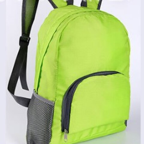 MOCHILA LIGERA PLEGABLE (VERDE) MOCHILA LIGERA PLEGABLE (VERDE)