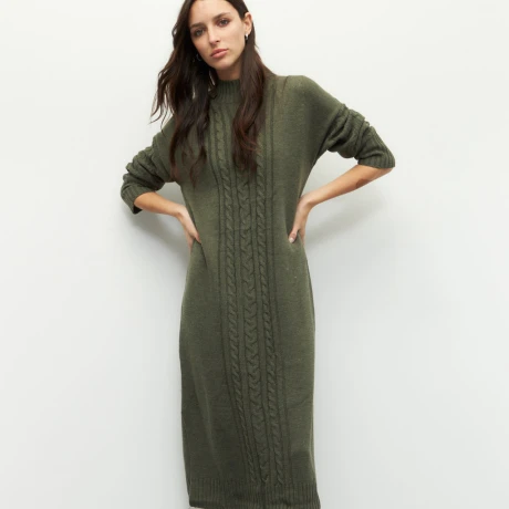 VESTIDO JEX Verde Oscuro