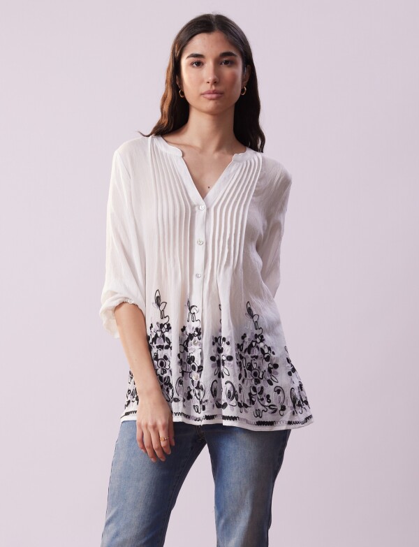 Blusa Bordado BLANCO